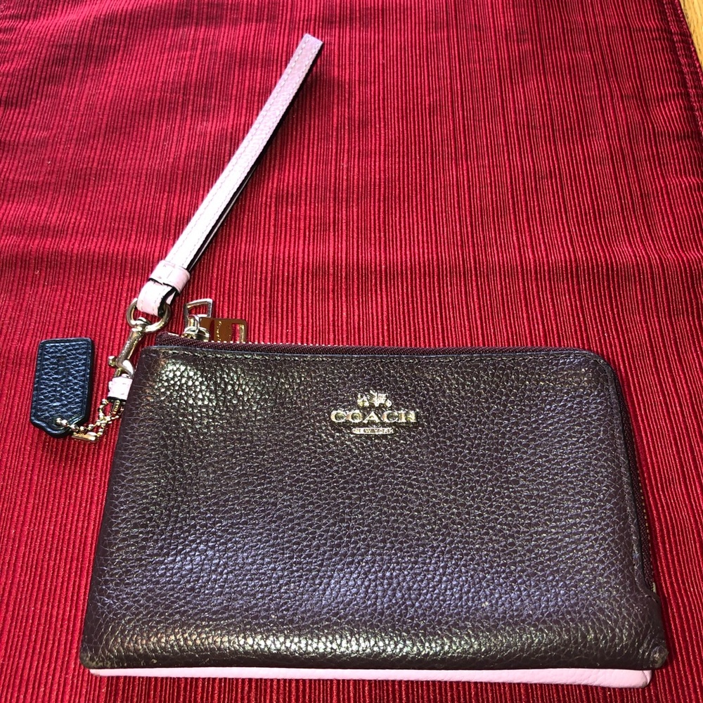 Coach Double Zip Wristlet